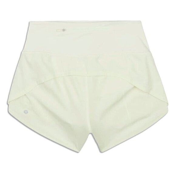 Lululemon Light Pastel Yellow Speed Up High-Rise Lined Short 3.5" Inseam Size 6 - Picture 3 of 12